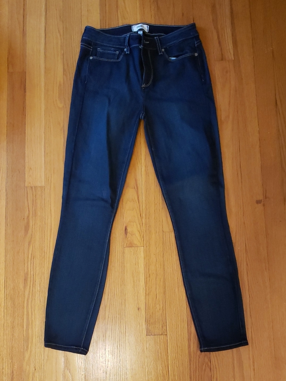 PAIGE Verdugo Dark Blue Skinny Jeans